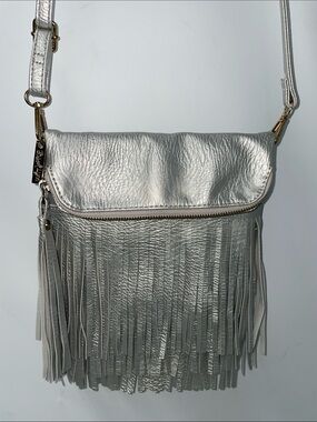 BARI LYNN FOLD OVER FRINGE HANDBAG/CROSSBODY BAG FTL-08-055